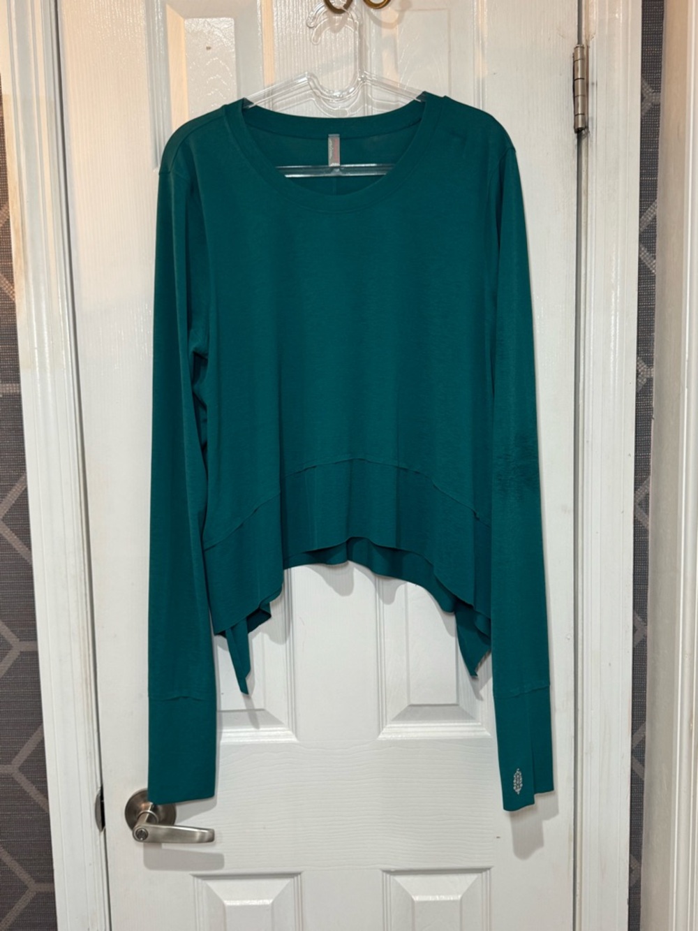 FP Movement by Free People Tempo Long Sleeve Top Teal - Picture 2 of 6